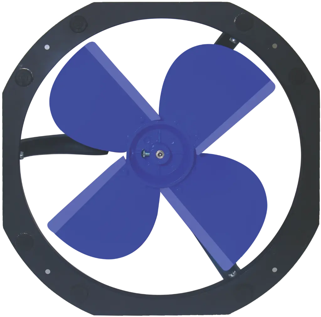 Lotus Metal Body Exhaust Fan Almunim Ring Heavy Blade 16" EAW 220V 