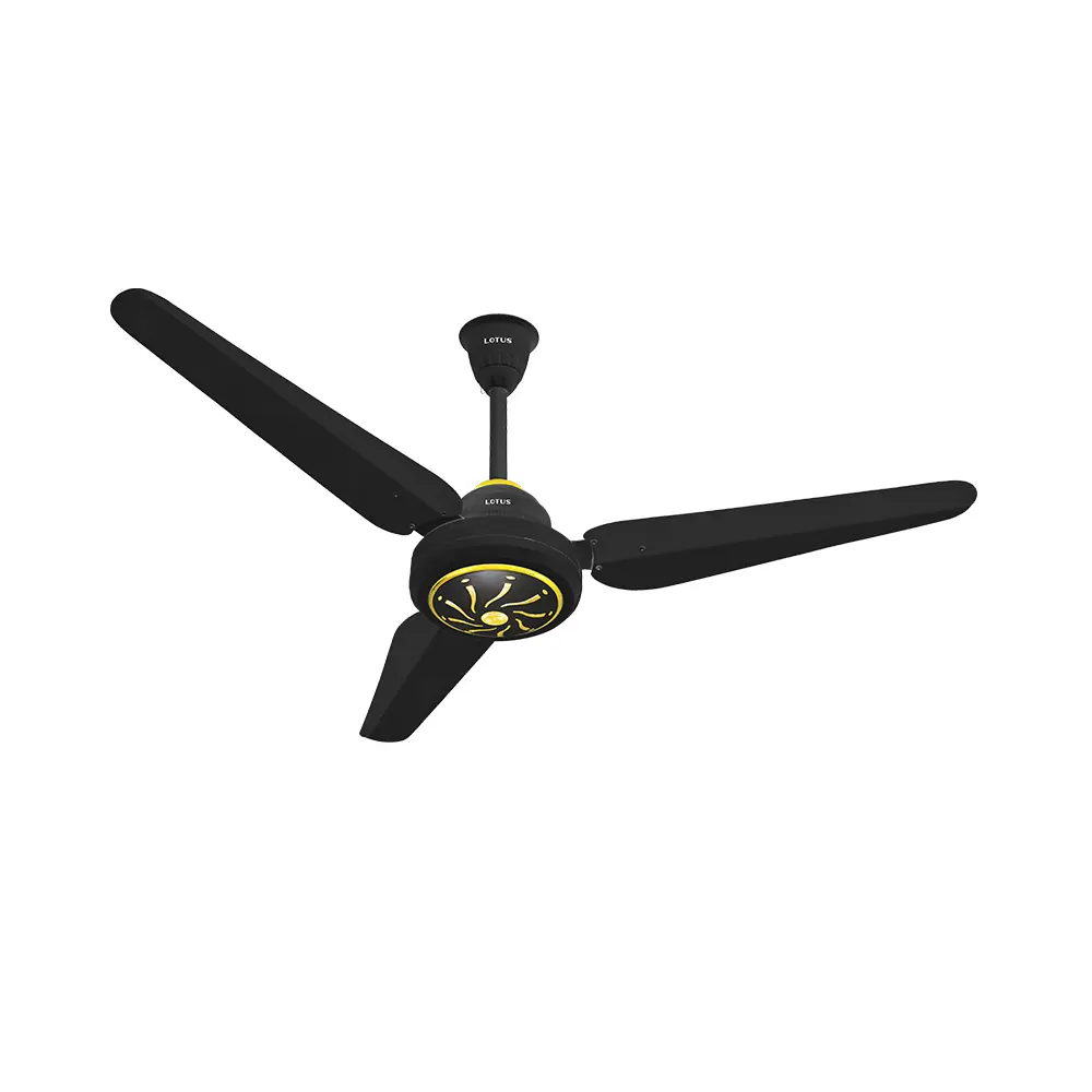 Jasmine Model With IR Remote Control Black + Black BLDC AC/DC 60W Hybrid 56"