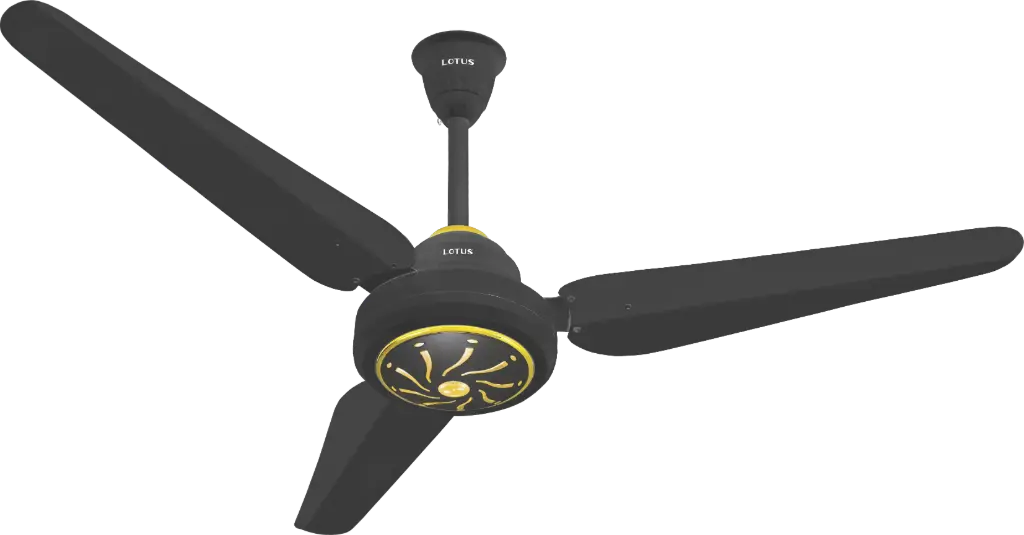 Jasmine Model With IR Remote Control Black + Black BLDC AC/DC 60W Hybrid 56"