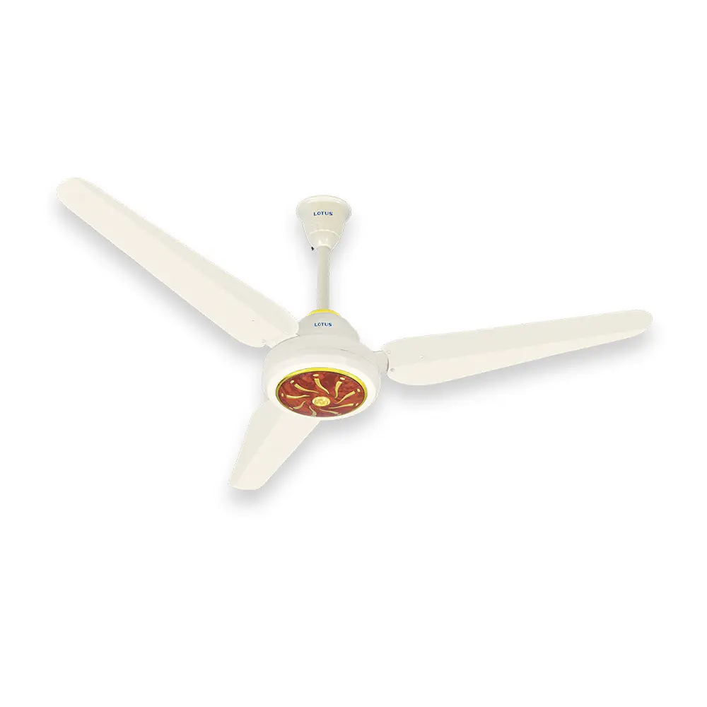 Jasmine Model With IR Remote Control Cream + Dark Wood BLDC AC/DC 60W Hybrid 56"