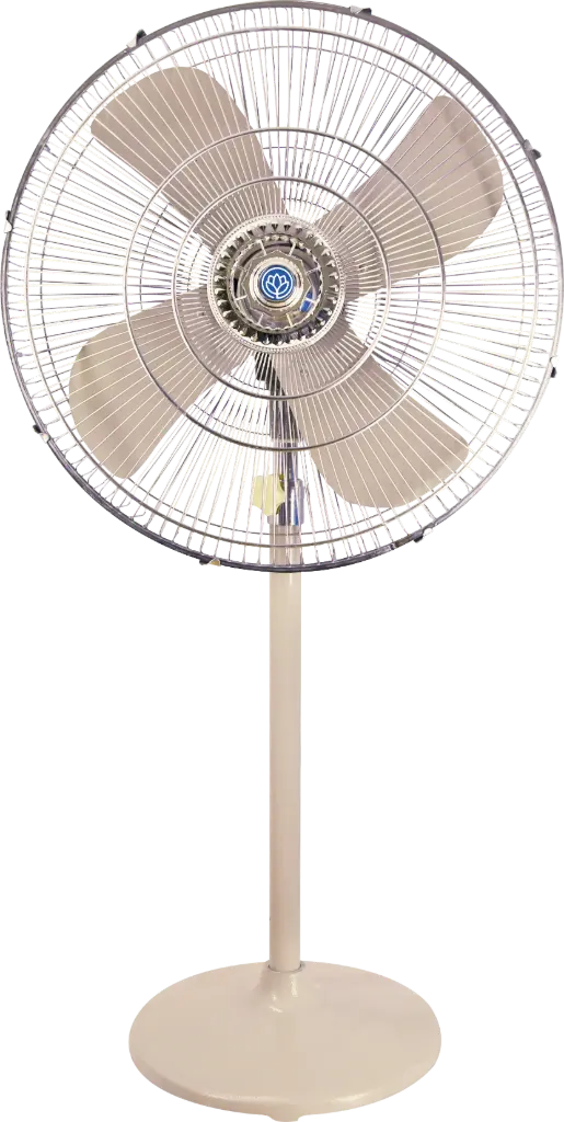 Lotus Pedestal Fan Cosmos Model Silver Gray (Mehndi) 220V Copper 24"
