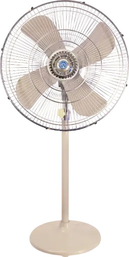 Lotus Pedestal Fan Cosmos Model Silver Gray (Mehndi) 220V Copper 24"